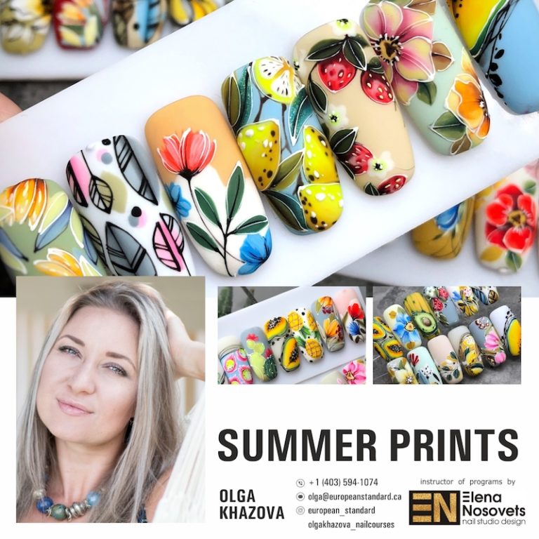 summer prints – online nail art course