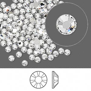Swarovski Crystal Clear ss9