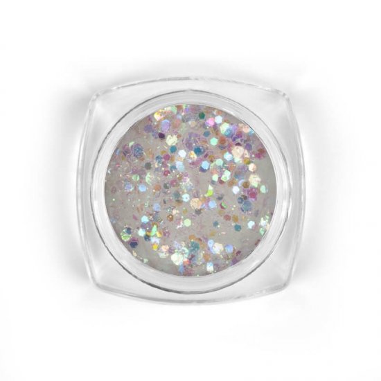 White Holo Glitter Mix