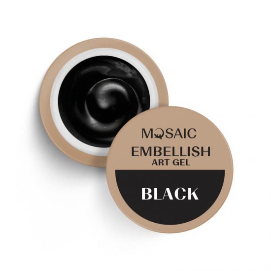 Mosaic Embellish Art Gel_Black