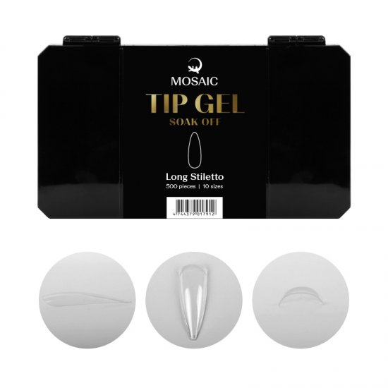 Gel Tips – Long Stiletto